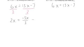 Alg B05V2 Equivalent Equations Part 2 Video 2