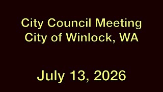 2026.07.13 Winlock Council Meeting
