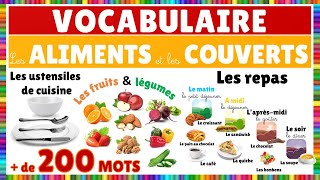 Les aliments et les couverts la compilation || Français #aliments #fruits #légumes #repas