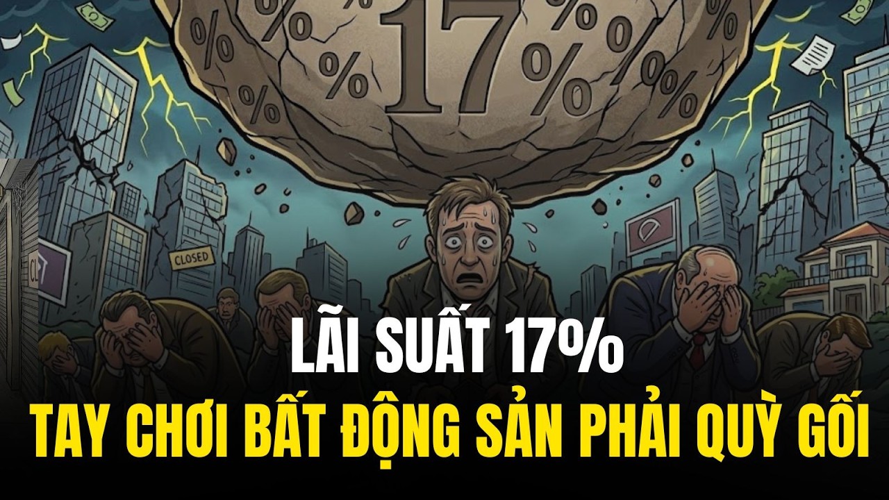 CƠN TUYỆT VỌNG: KHI NHỮNG TAY CHƠI BẤT ĐỘNG SẢN KHÉT TIẾNG CŨNG PHẢI QUỲ GỐI TRƯỚC LÃI SUẤT 17%