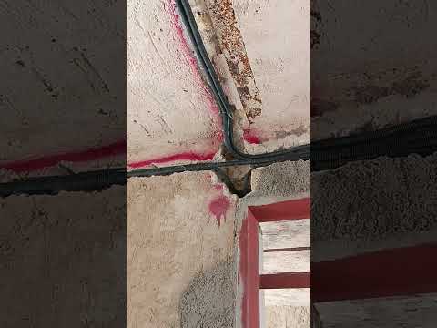 اجرای لوله خرطومی توکار برق ساختمان