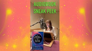 A sneak peek of my audiobook “A Brief History of Black Holes” #shorts