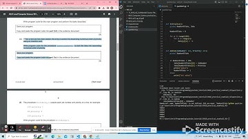 w22 42 - 9618 A Level Computer Science Paper 4 Walkthrough - Q1 - 2D arrays, insertion sort