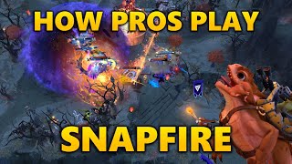 How to play Snapfire like the Pros | Dota 2 7.30e