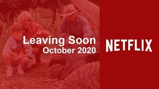 What's leaving Netflix: October 2020