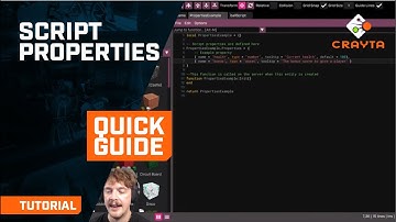 Crayta Quick Guide: Script properties
