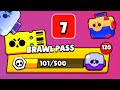 ОТКРЫЛ ВЕСЬ БРАВЛ ПАСС ! **ОЧЕНЬ ПОВЕЗЛО в BRAWL STARS**