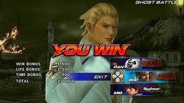 Tekken 6 (PSP) | Ghost Battle | Part 55 : Steve Fox - 8 Battles (HD|720p) 60fps