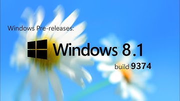 Windows Pre-releases: Windows 8.1 build 9374