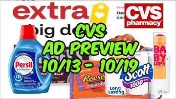 CVS AD PREVIEW (10/13 - 10/19)