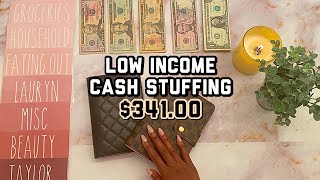 CASH ENVELOPE + SINKING FUNDS STUFFING| LOW INCOME| APRIL 2021 PAYCHECK #2| TAYLORBUDGETS