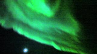Northern lights at Ice Hotel January 30 2012