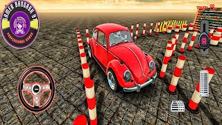 Master of Driving Car Driver 2 Hard Red Car Impossible Parking | Extreme Reverse Danger Level screenshot 1