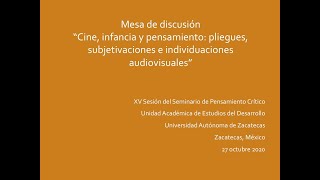 Marcus Novaes Cine Infancia Y Pensamientopliegues Subjetivaciones E Individuaciones Audiovisuales