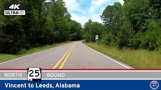 [Repost] Alabama Highway 25: Vincent to Leeds | Drive Americas Highways 🚙