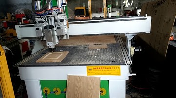 4x8 foot cnc machine for wardrobe door/kitchen cabinet door making working video