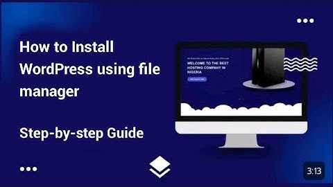 How to install wordpress theme using file manager