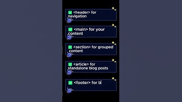 STOP Using div for Everything – Do This Instead! #shorts