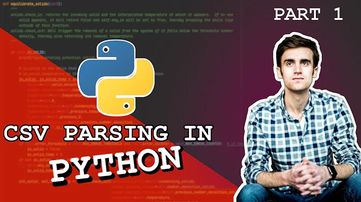 Python for Beginners: CSV Parsing (Part 1) - Parsing a Simple CSV File