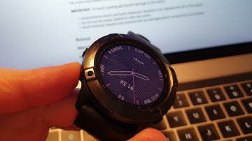Garmin fenix 6X Pro button issue