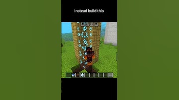 build an elevator like this #minecraft #gaming #shorts