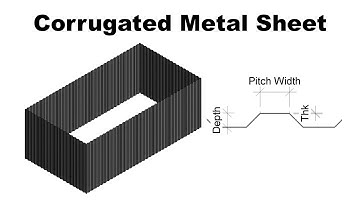 Create Corrugated Metal Sheet in Revit
