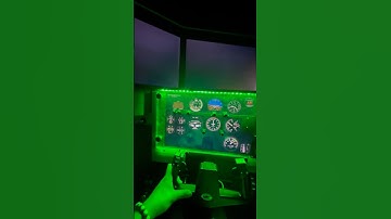 Night Flying on Red Bird Simulator #redbird #simulator #flying #aviation