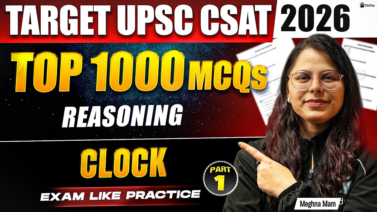 UPSC CSAT Free Classes 2026 | CSAT Reasoning Prelims Paper 2 Online ...