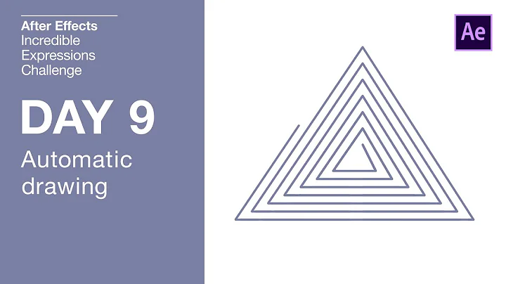 Day 9 - Automatic Drawing | After Effects Incredible Expressions Challenge