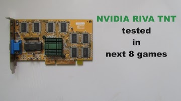 NVIDIA RIVA TNT tested in next 8 games