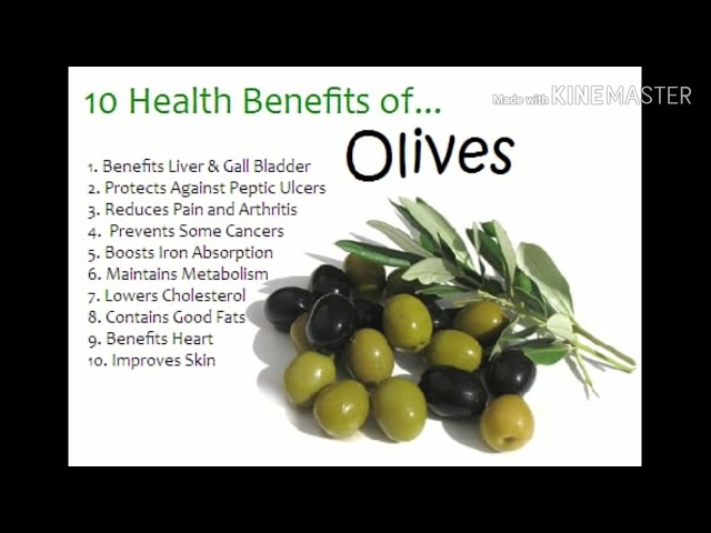 10 Health Benefits of Eating Olives