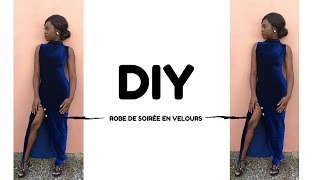 DIY | Robe de soirée en velours !