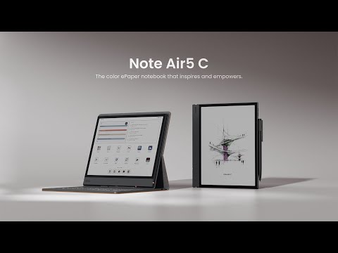 Introducing Note Air5 C: The All-in-One Color ePaper Notebook