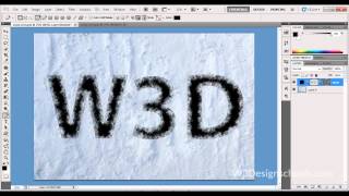 Snow Text Effects Tutorials | Make Snow Text in Photoshop cs6!