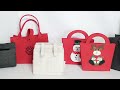 Christmas Felt Bags Cute Snowman Reindeer Totes For Holiday Gifts Christmasgifts ReusableBags