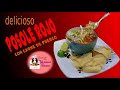 posole rojo con carne de puerco