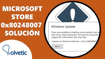 Microsoft Store 0x80248007 ✔️ SOLUCION