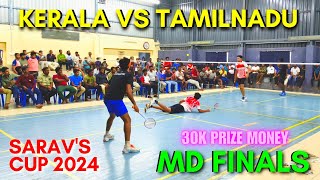 SHIJAS/HARI vs ARJUNKRISHNAN/GANESH | MEN'S DOUBLES - FINALS 🔥| SARAV'S CUP 2024 - GUDIYATHAM