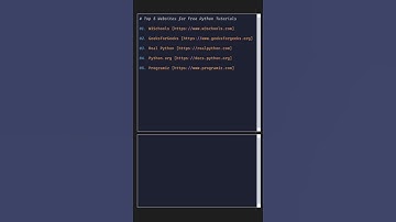 Top 05 Websites to Learn Python Free of Cost #pythontutorial #pythondeveloper