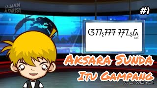 CARA CEPAT BELAJAR AKSARA SUNDA DENGAN MUDAH part 1