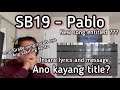 [REACTION] Pablo - ??? (SB19) | New Song snippet #sb19 #pinuno #pablo #ppop