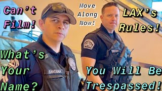Unlawfully Threatened W/ Illegal Trespass By PowerTripping Agent For Filming TSA CheckPoint #KCT