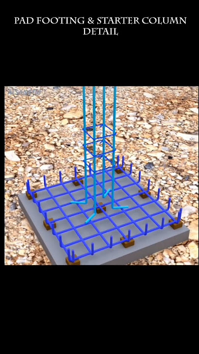 Column Base/Pad footing & Starter Column.