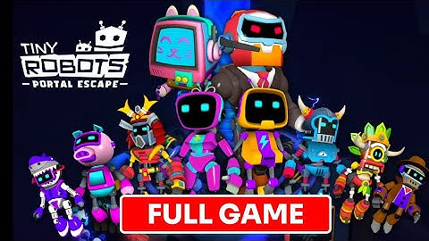 Tiny Robots Portal Escape Full Game Walkthrough