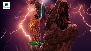 Godzilla vs Kong 2021 || The Best Photopea Manipulation Photo #5 || Photopea Tutorial screenshot 1