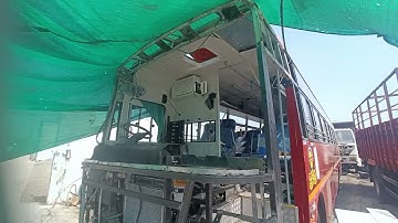 MSRTC ACCIDENTAL BUS RECOVERY part-3 #msrtc #bus# #accidenttruck #accident #india