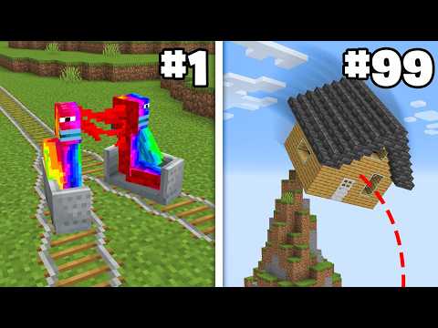 😱ผมแหกกฎ 100 ข้อใน Minecraft ฟิสิกส์โคตรสมจริง!!