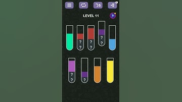 #level11 Water Sort Puzzle #games #viral #video #shorts 🔥