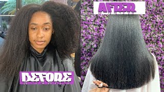 PROFESSIONAL SILK PRESS ON NATURAL HAIR | DESIGN ESSENTIALS