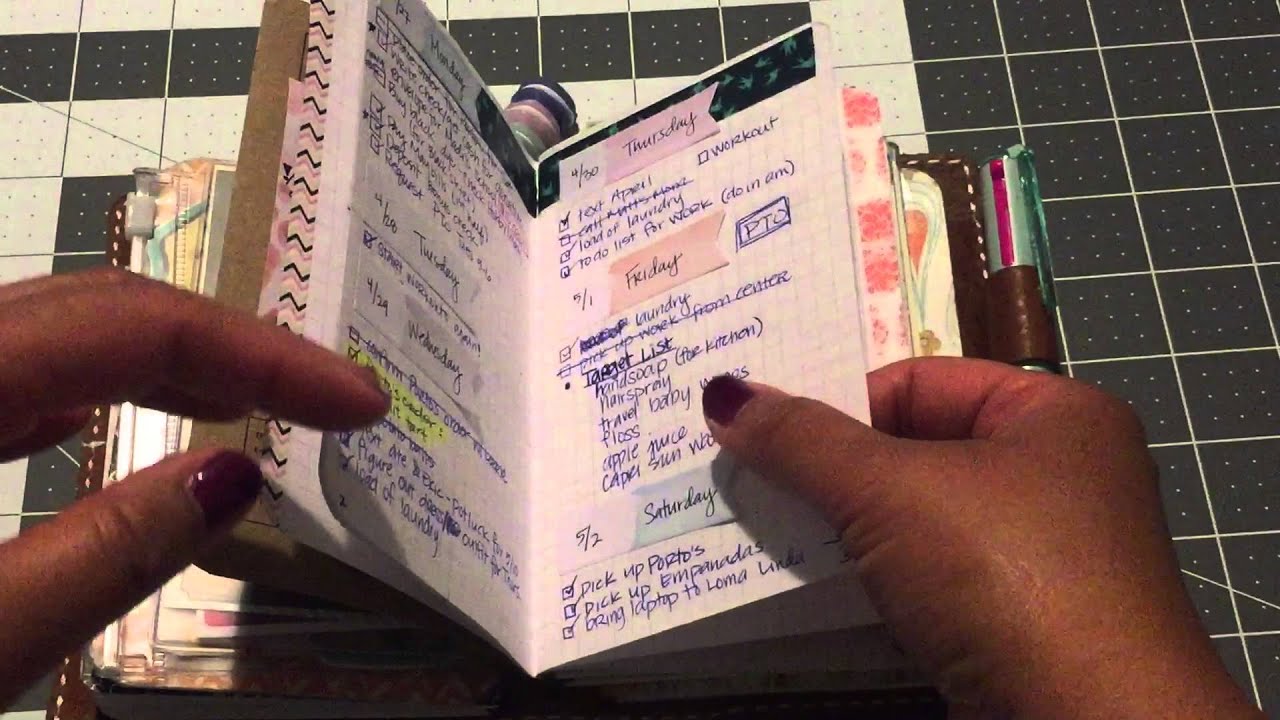 May/June Field Notes Planner Set Up